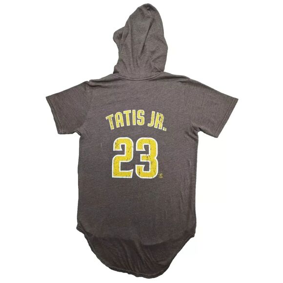 New Majestic Hoodie Mens XL MLB Padres Lightweight Pullover Shirt Tatis #23 - Picture 1 of 3